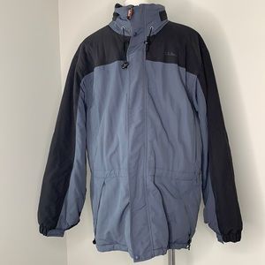 Men’s L.L. Bean Thinsulate Lite Loft Size Large Nylon Ski Parka Hooded